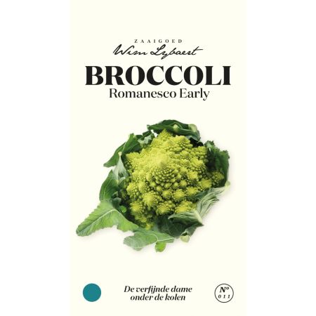 Bloemkool Romanesco Early - Wim Lybaert Zaaigoed - De verfijnde dame onder de kolen - Ca. 0.5 gr
