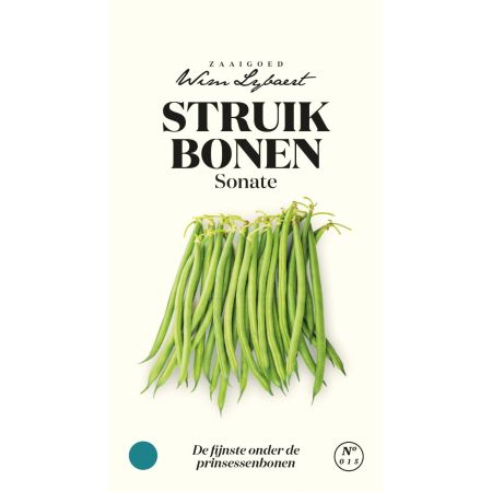 Struikbonen Sonate - Wim Lybaert Zaaigoed - De fijnste onder de prinsessenbonen - Ca. 25 gr
