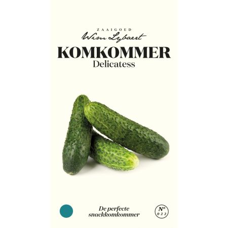 Komkommer Delicatess - Wim Lybaert Zaaigoed - De perfecte snackkomkommer - Ca. 1 gr