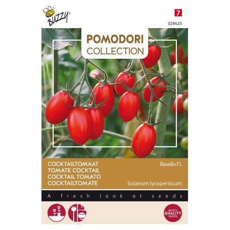 Buzzy Pomodori, Tomaat Ravello F1 - Ca. 8 zaden