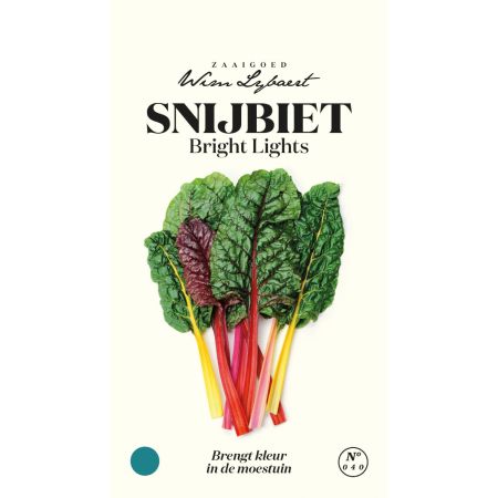 Snijbiet Bright Lights - Wim Lybaert Zaaigoed - Brengt kleur in de moestuin - Ca. 3 gr