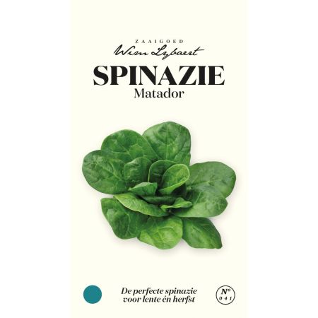 Spinazie Matador - Wim Lybaert Zaaigoed - De perfecte spinazie voor lente - Ca. 10 gr