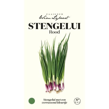 Stengelui Rood - Wim Lybaert Zaaigoed - Stengelui met een verrassend kleurtje - Ca. 3 gr