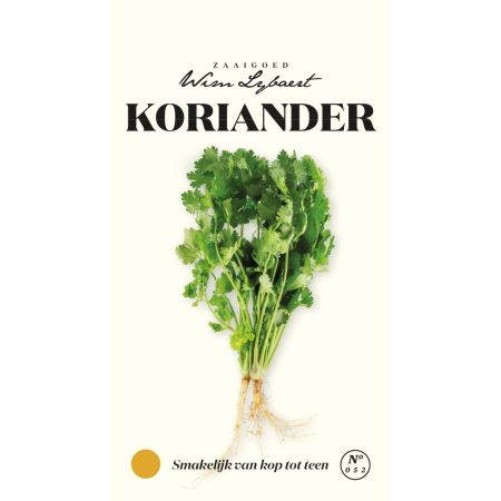 Koriander - Wim Lybaert Zaaigoed - Smakelijk van kop tot teen - Ca. 1.5 gr
