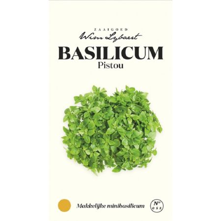 Basilicum Pistou - Wim Lybaert Zaaigoed - Makkelijke minibasilicum