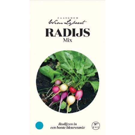 Radijs Mix - Wim Lybaert Zaaigoed - Radijzen in een bonte kleurenmix
