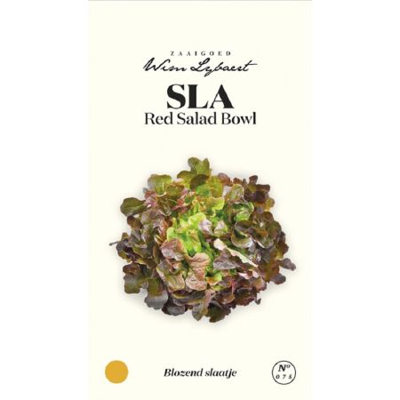 Sla Red Salad Bowl - Wim Lybaert Zaaigoed - Blozend slaatje