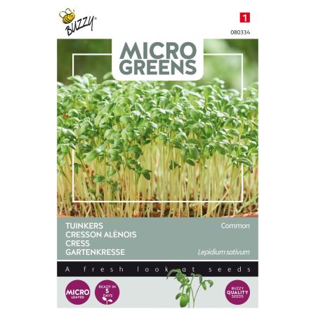 Buzzy Microgreens, Tuinkers - Ca. 15 gr
