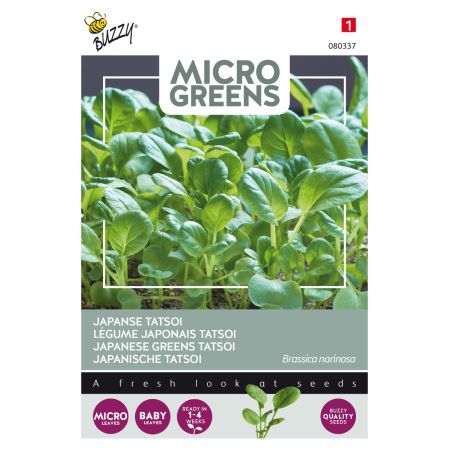 Buzzy Microgreens, Tatsoi - Ca. 1 gr