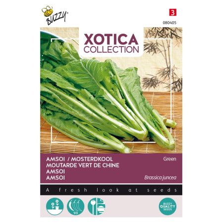 Buzzy Xotica Groene Amsoi of mosterdkool - Ca. 3 gr