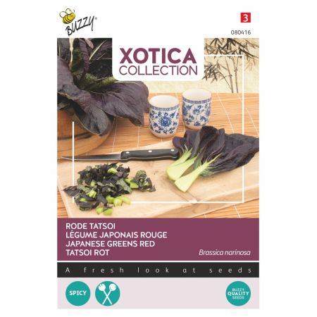 Buzzy Xotica Rode Tatsoi - Ca. 1 gr