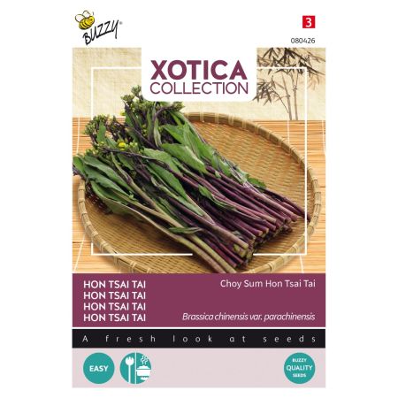 Buzzy Xotica Purple Choy Sum Hon Tsai Tai - Ca. 1 gr