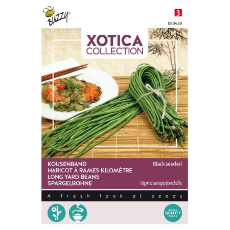 Buzzy Xotica Kousenband, zwartzadig - Ca. 10 gr
