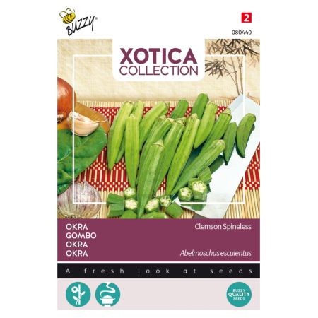 Buzzy Xotica Okra Clemson Spineless - Ca. 8 gr