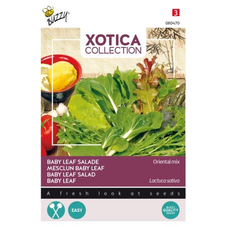Buzzy Xotica Oriental mix, Baby Leaf mix - Ca. 3 gr