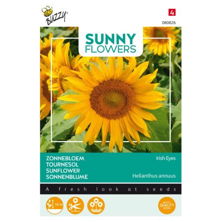 Buzzy Sunny Flowers, Zonnebloem Irish Eyes - Ca. 1 gr