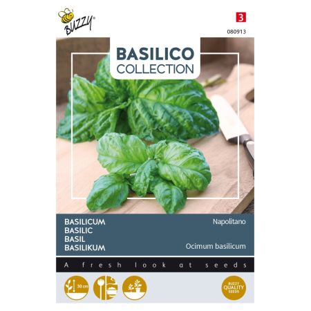 Buzzy Basilicum Napolitano - Ca. 1.5 gr