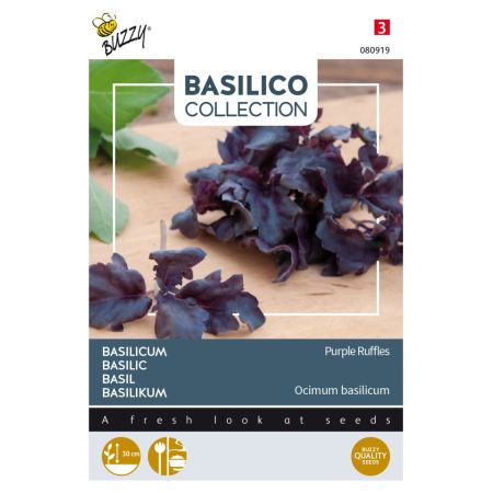Buzzy Basilicum Purple Ruffles - Ca. 0.15 gr