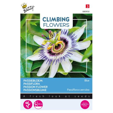 Buzzy Climbing Flowers, Passiebloem Blauw - Ca. 0.5 gr