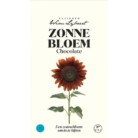 Zonnebloem Chocolate - Wim Lybaert Zaaigoed - Een zonnebloem om in te bijten
