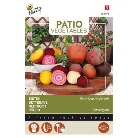 Buzzy Patio Veggies, Biet Hula Hoop - Ca. 2 gr