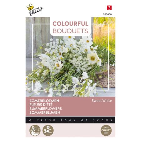 Buzzy Colourful Bouquets, Sweet White - Ca. 5 gr