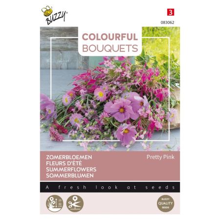 Buzzy Colourful Bouquets, Pretty Pink - Ca. 5 gr