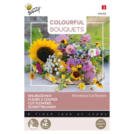 Buzzy Colourful Bouquets, Marvelous Cutflowers - Ca. 5 gr