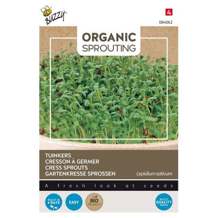 Buzzy Organic Sprouting Tuinkers  (BIO) - Ca. 30 gr