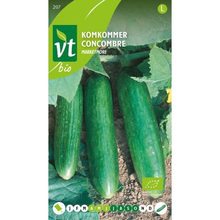 Komkommer Marketmore Bio - Ca. 1 gr