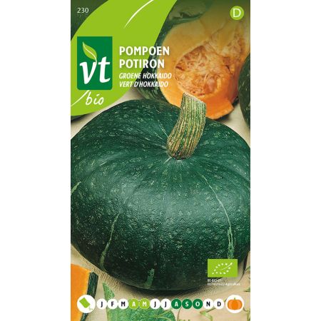 Pompoen Groene Hokkaido Bio - Ca. 2.5 gr