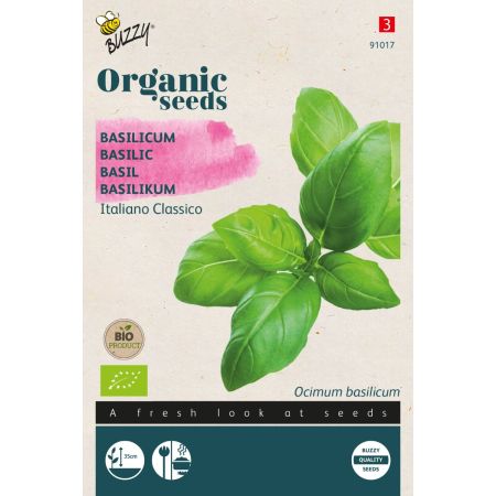 Buzzy Organic Basilicum - Italiano Classico  (BIO) - Ca. 1 gr
