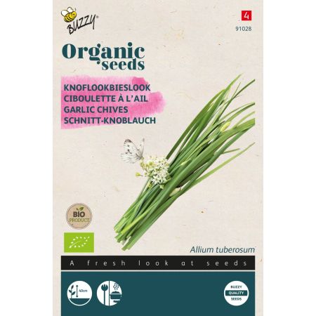 Buzzy Organic Bieslook Knoflook (BIO) - Ca. 0.6 gr
