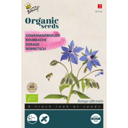 Buzzy Organic Komkommerkruid (BIO) - Ca. 1 gr