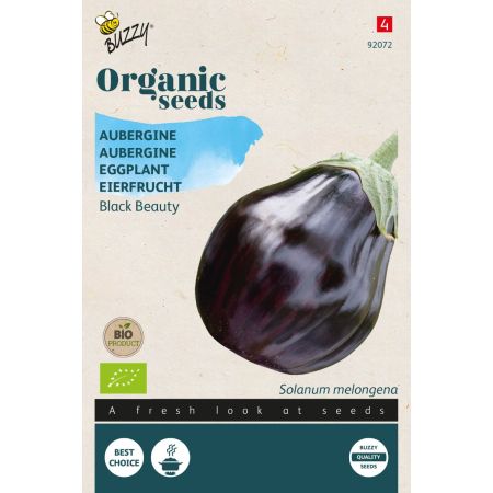 Buzzy Organic Aubergine Black Beauty (BIO) - Ca. 0.15 gr