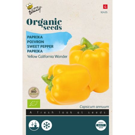 Buzzy Organic Paprika Yellow California Wonder (BIO) - Ca. 0.25 gr
