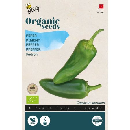 Buzzy Organic Peper Padron (BIO) - Ca. 0.15 gr