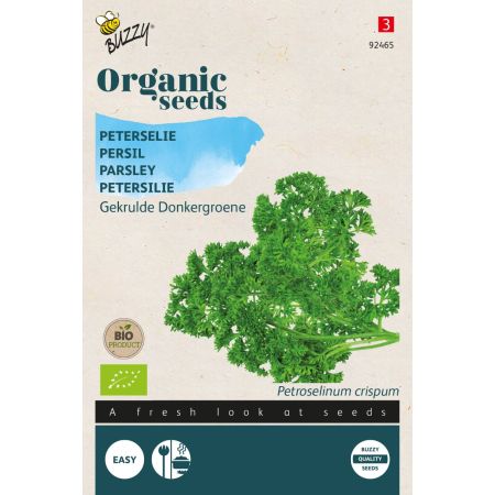 Buzzy Organic Peterselie Gekrulde Donkergroene  (BIO) - Ca. 1.75 gr