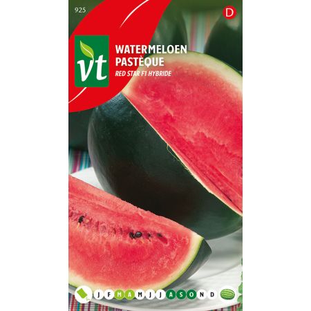 Watermeloen Red Star F1 Hybride - Ca. 10 zaden