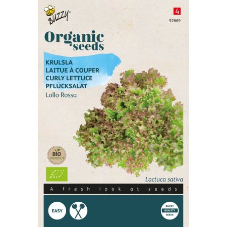 Buzzy Organic Krulsla Lollo rossa  (BIO) - Ca. 0.5 gr