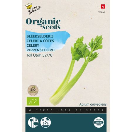 Buzzy Organic Bleekselderij Tall Utah 52/70 - Bio