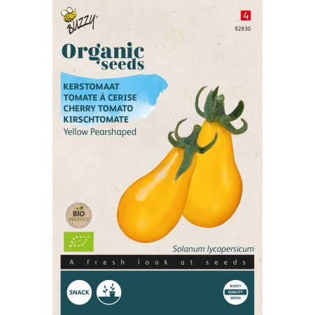 Buzzy Organic Tomaat Yellow Pearshaped (BIO) - Ca. 0.1 gr