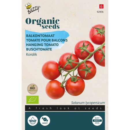 Buzzy Organic Balkontomaat Koralik (BIO) - Ca. 10 zaden