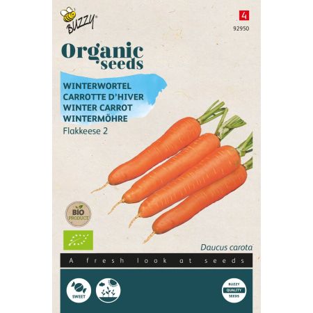 Buzzy Organic Winterwortelen Flakkese 2 (BIO) - Ca. 1.5 gram
