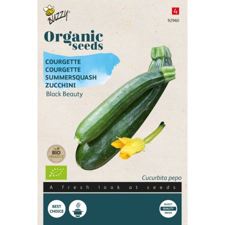 Buzzy Organic Courgette Black Beauty (BIO) - Ca. 2 gr