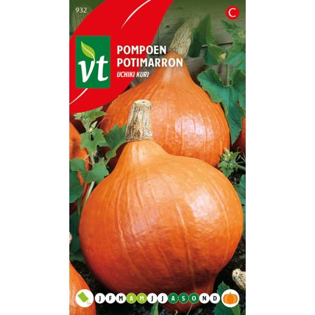 Pompoen Uchiki Kuri - Ca. 3 gr