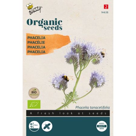 Buzzy Organic Phacelia, Bijenvoer (BIO) - Ca. 0.5 gr