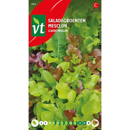 Sla Saladegroenten Classic Mesclun - Ca. 4 gr