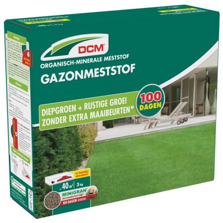 DCM Gazonmeststof - voeding 3 Kg-40 m²