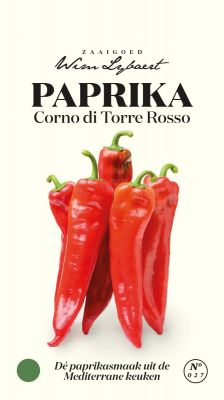 Paprika Corno Di Torre Rosso - Wim Lybaert Zaaigoed